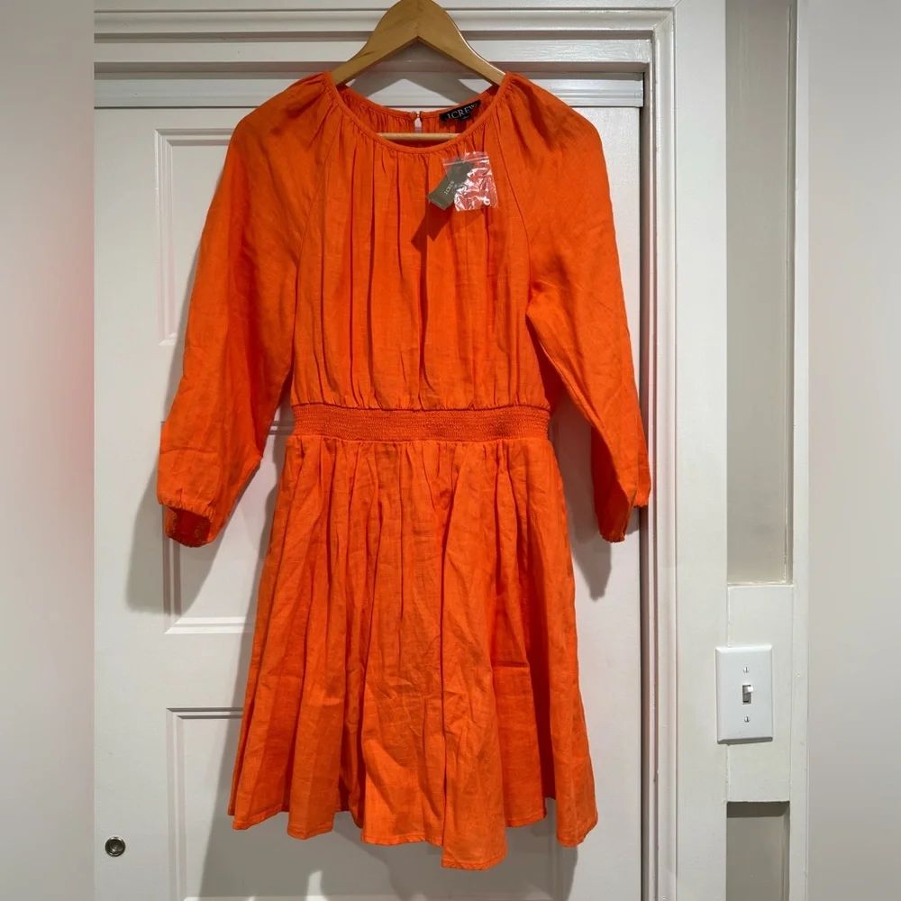 NEW! J.Crew Palermo Smocked Waist Mini Dress